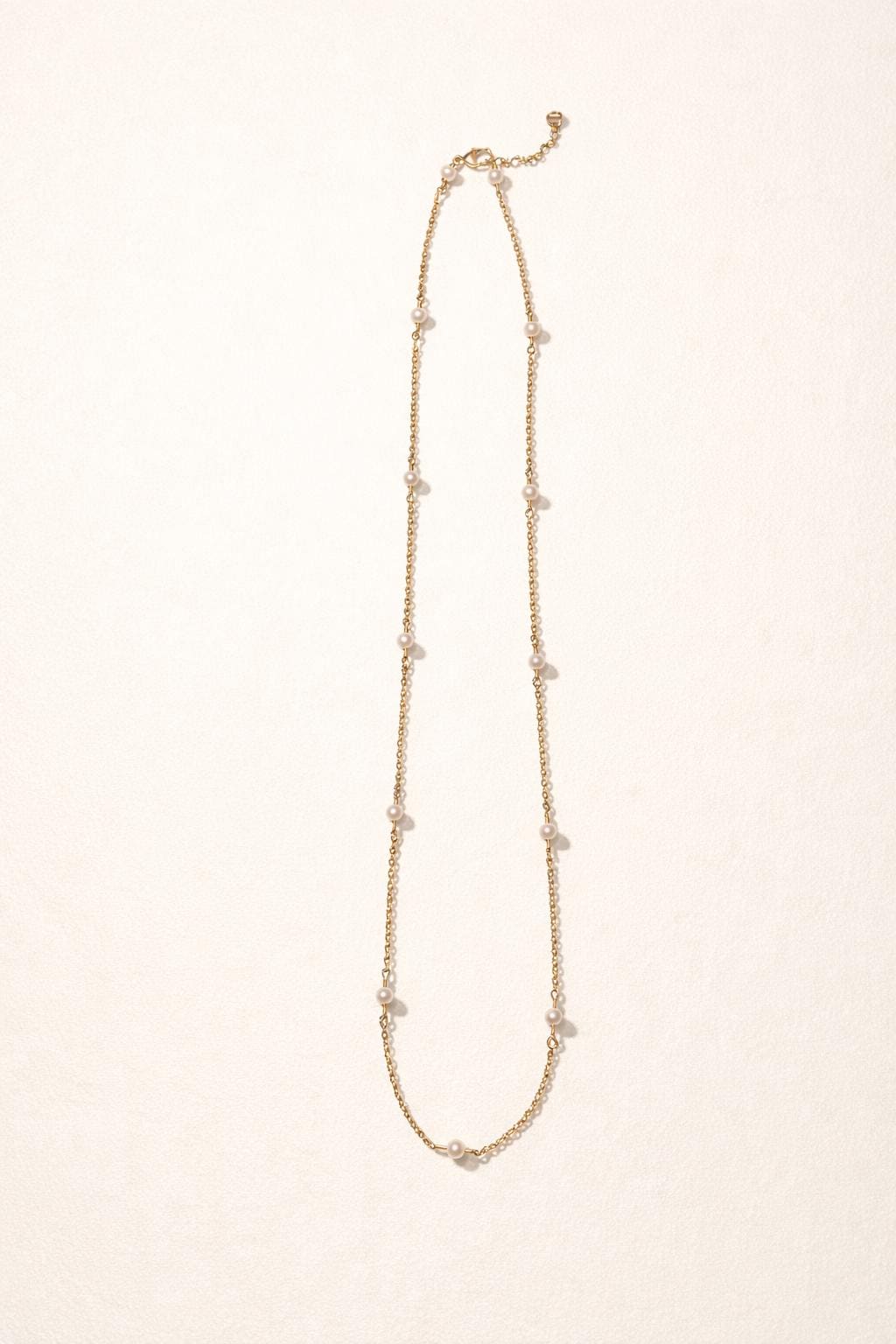 Heidi, Pearl Station Necklace