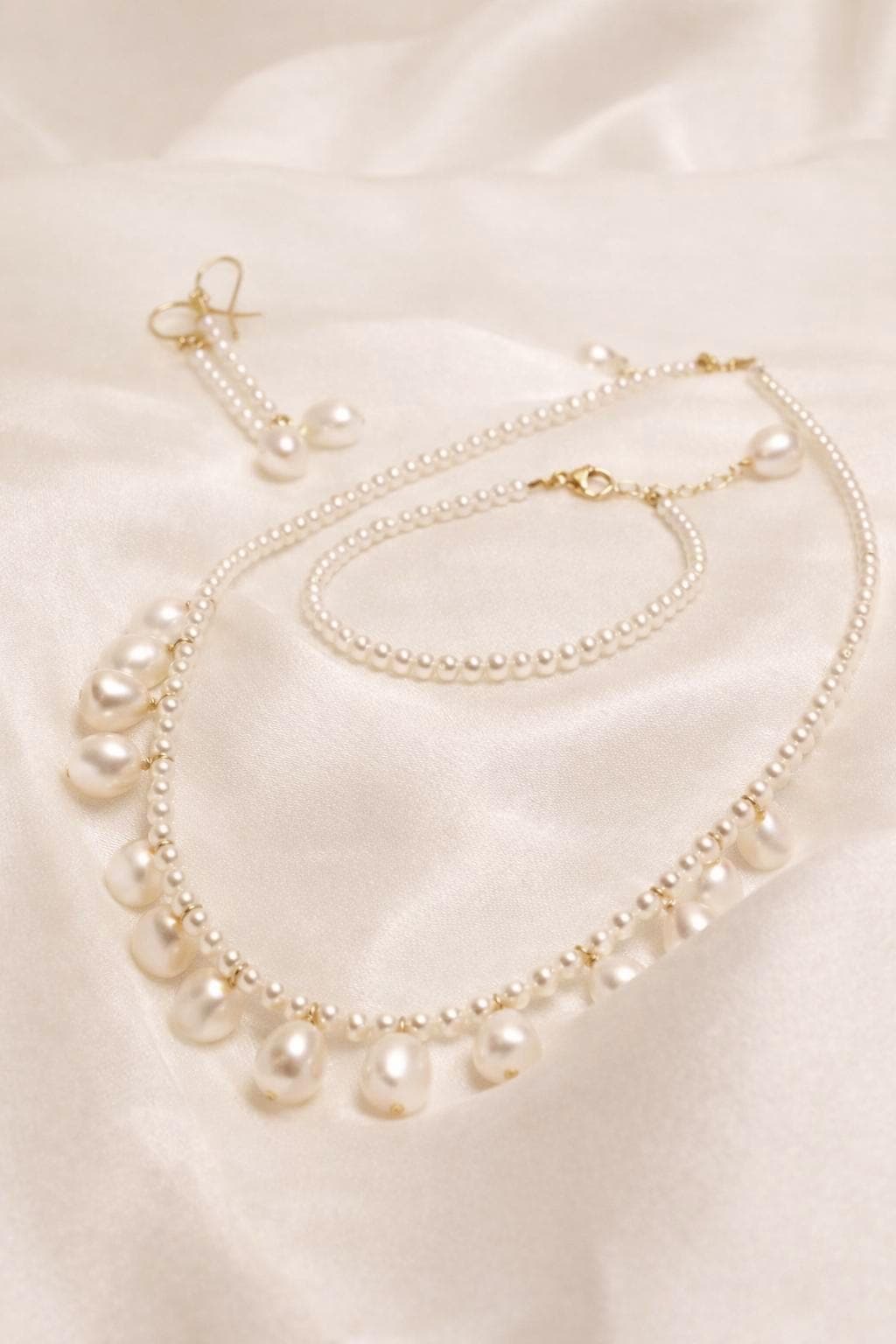 Tamara, 3-Piece Pearl Bridal Set