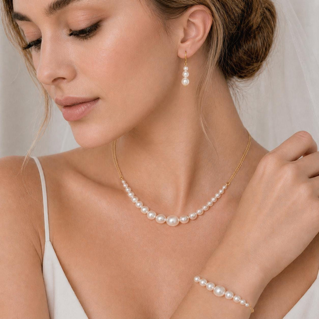 Nora, Freshwater Pearl Jewelry Set