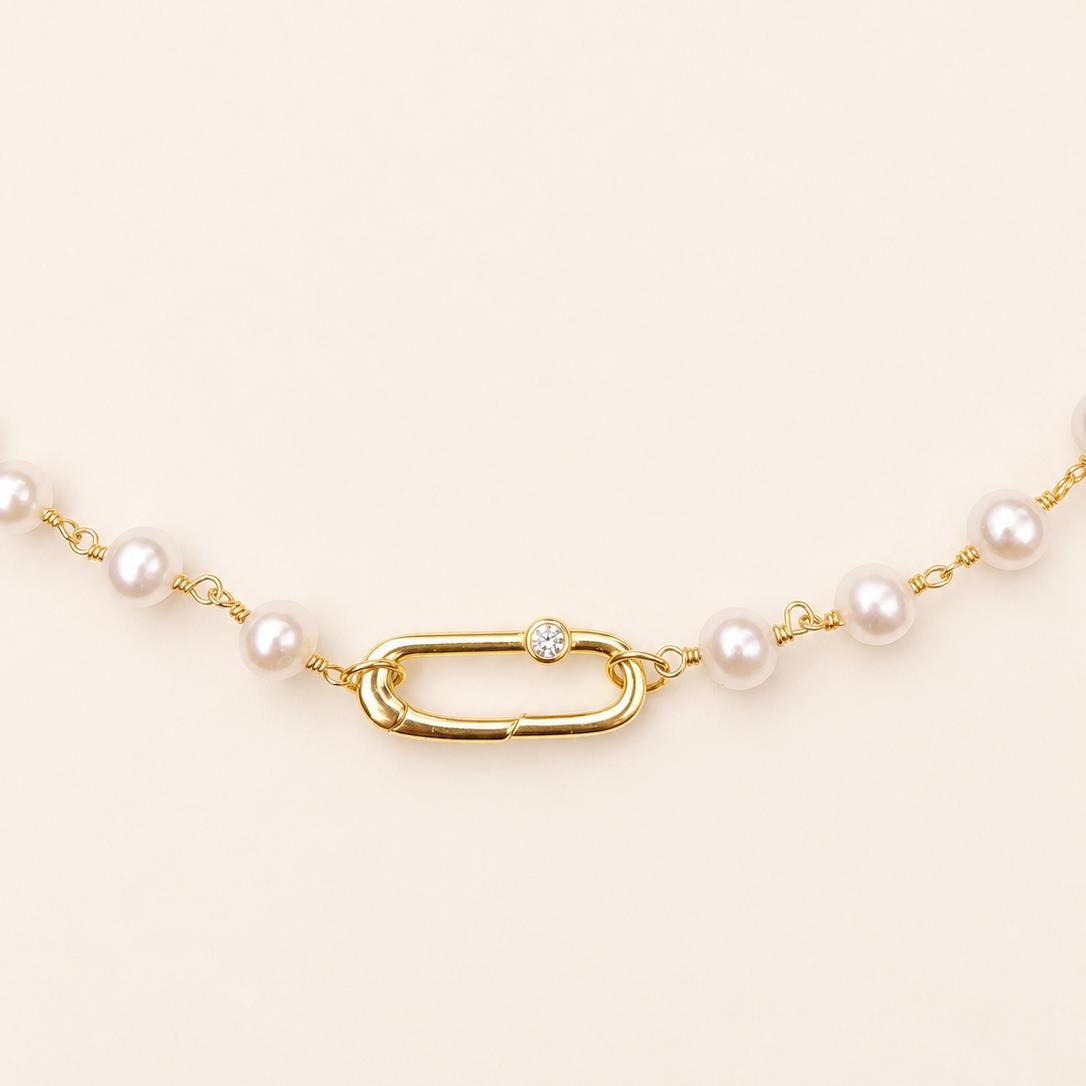 Jasmin, Pearl Choker Necklace