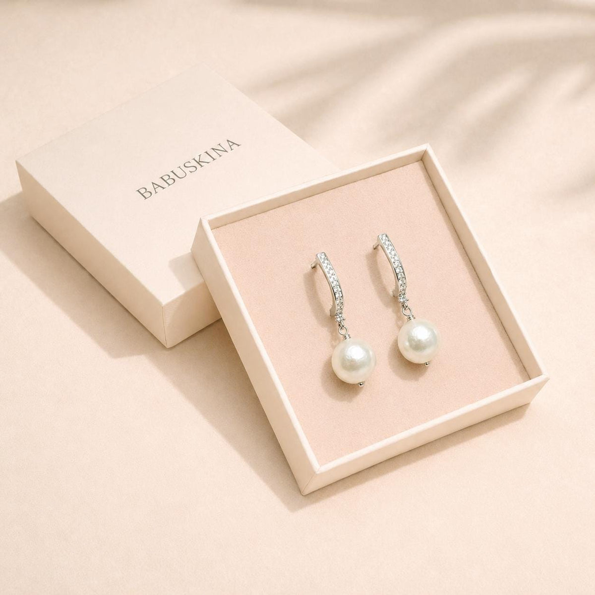 Rahel, Baroque Pearl Drop Earrings