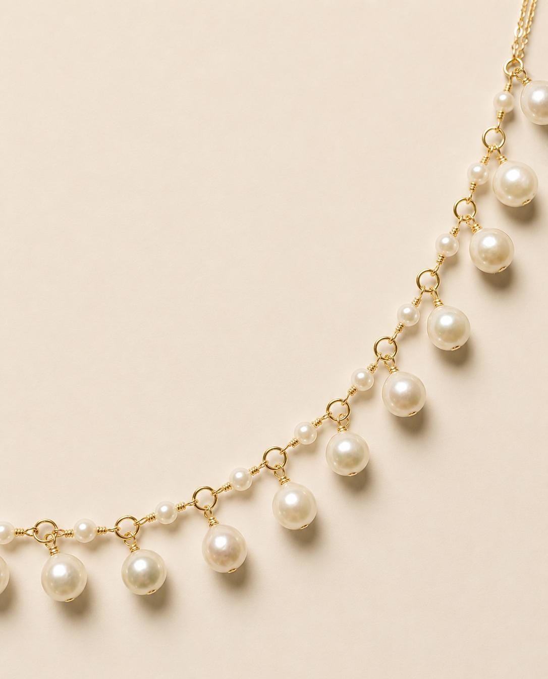 Nadine, Baroque Pearl Choker