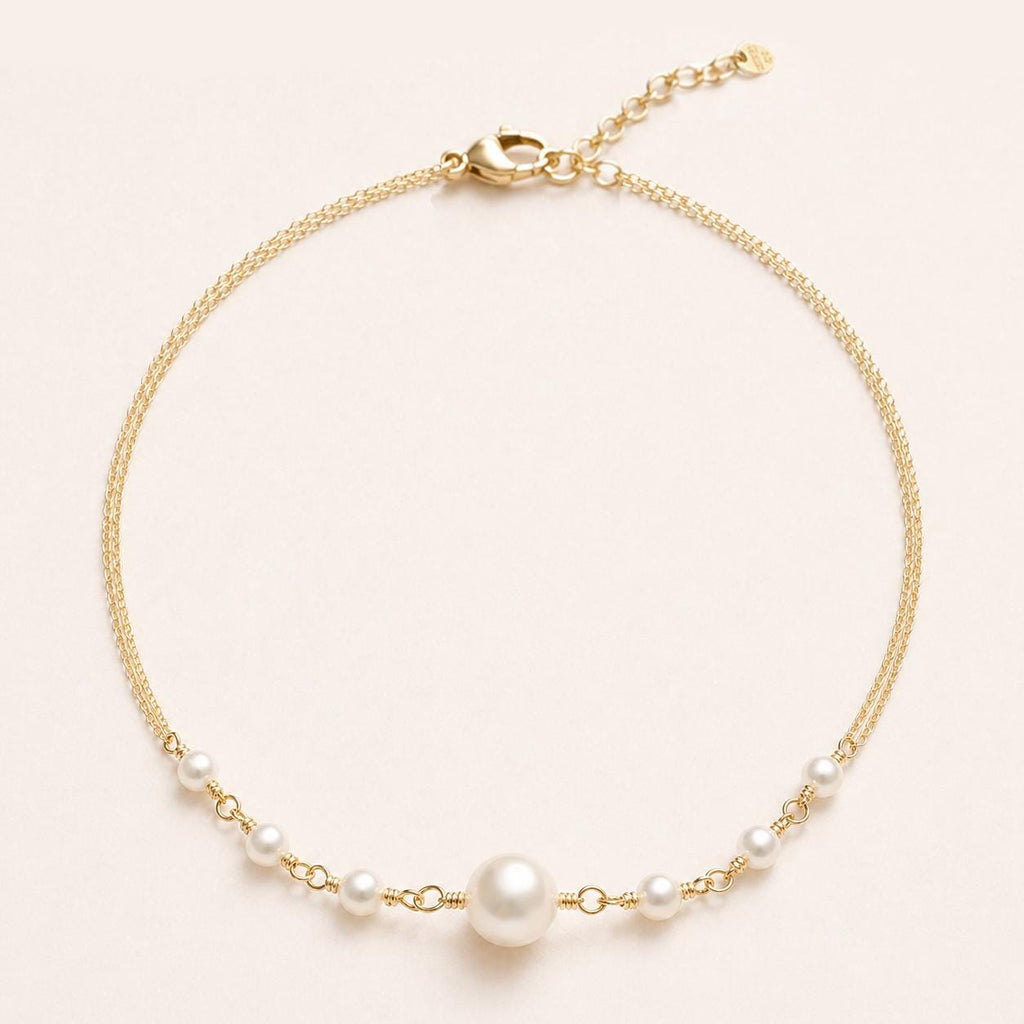 Alessia, minimalistisches Perlenschmuck-Set