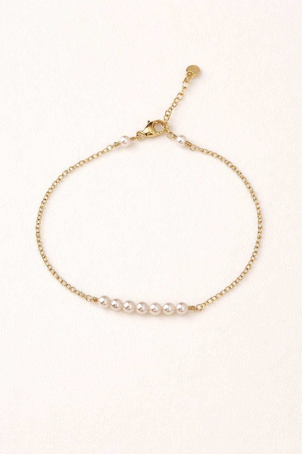 Nina, Perlen-Kettenarmband – handgefertigter Perlenschmuck von BABUSKINA