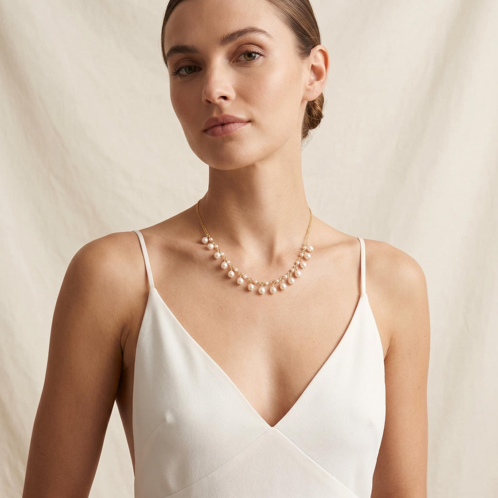 Nadine, Baroque Pearl Choker