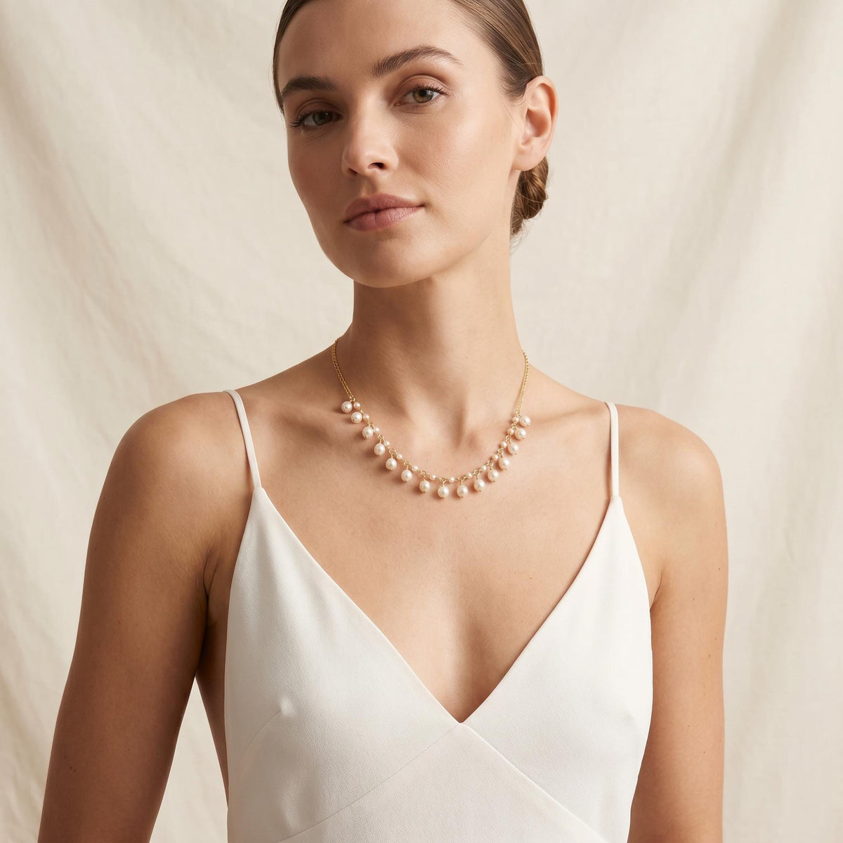 Nadine, Baroque Pearl Choker