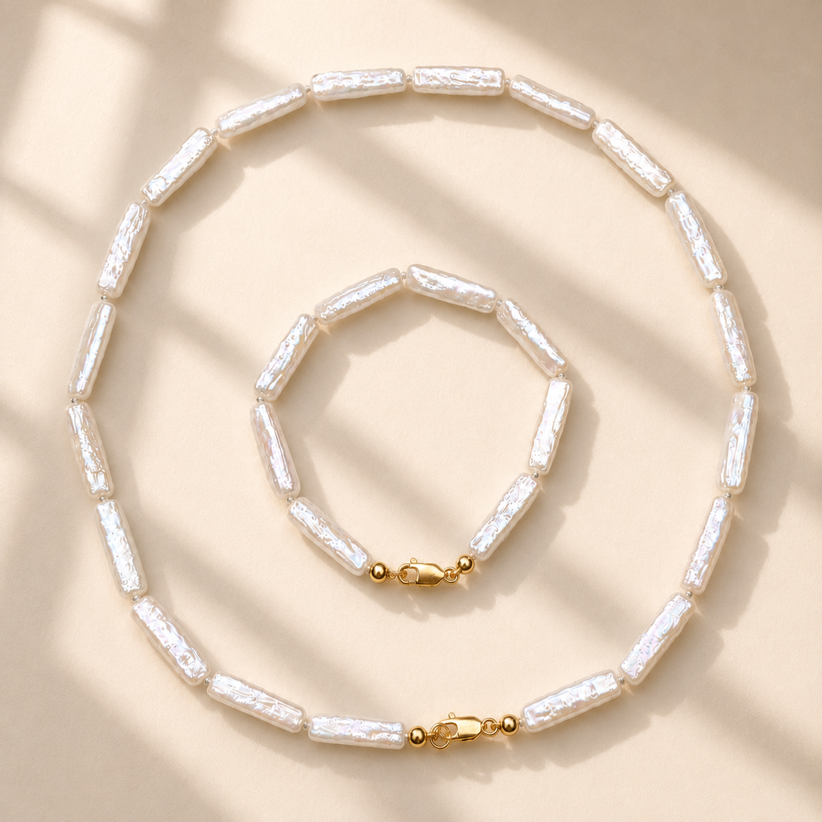Fabienne, Keshi Pearl Tennis Set