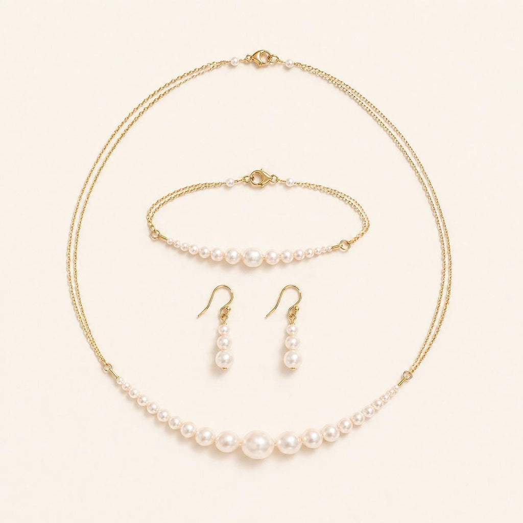 Nora, Freshwater Pearl Jewelry Set