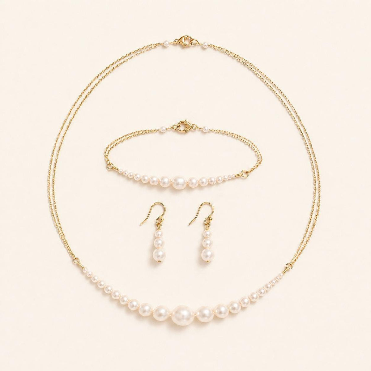 Nora, Freshwater Pearl Jewelry Set