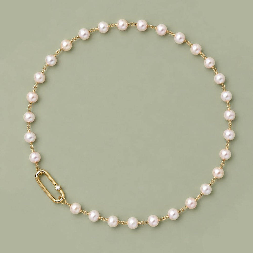 Jasmin, Perlen-Choker