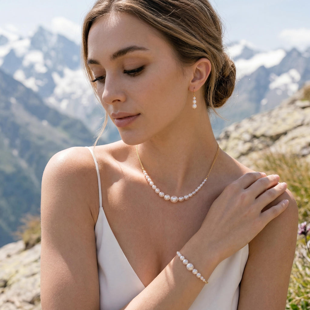 Selina, abgestuftes Perlenarmband