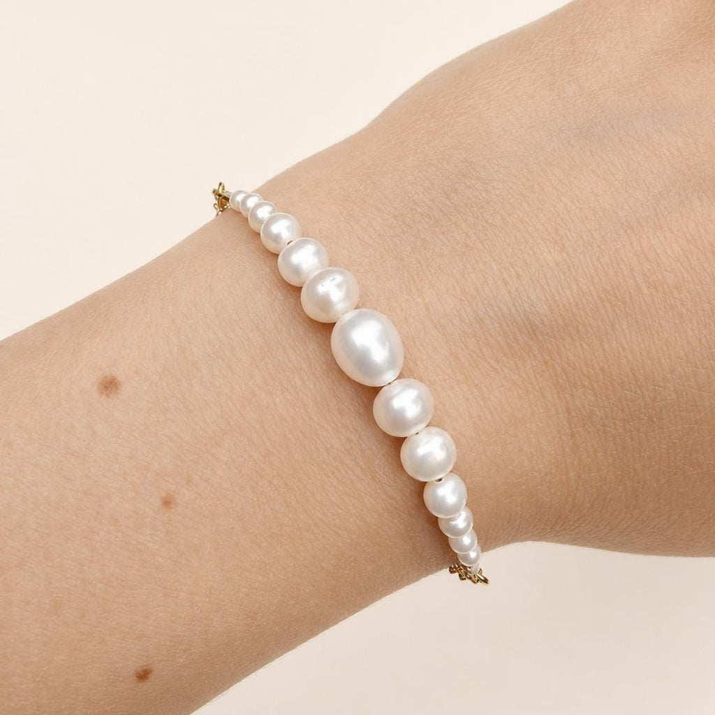 Selina, abgestuftes Perlenarmband