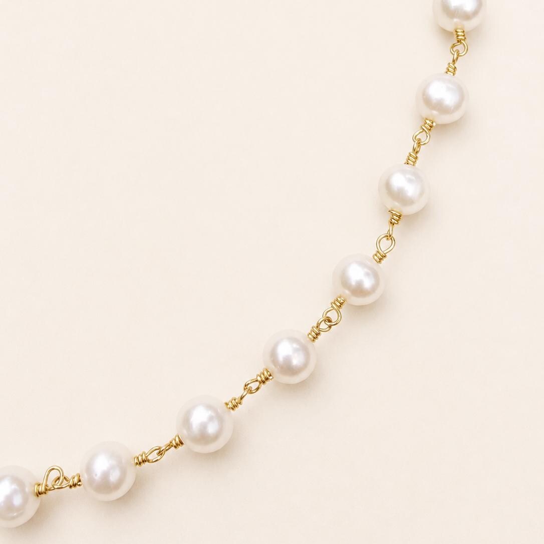Jasmin, Pearl Choker Necklace