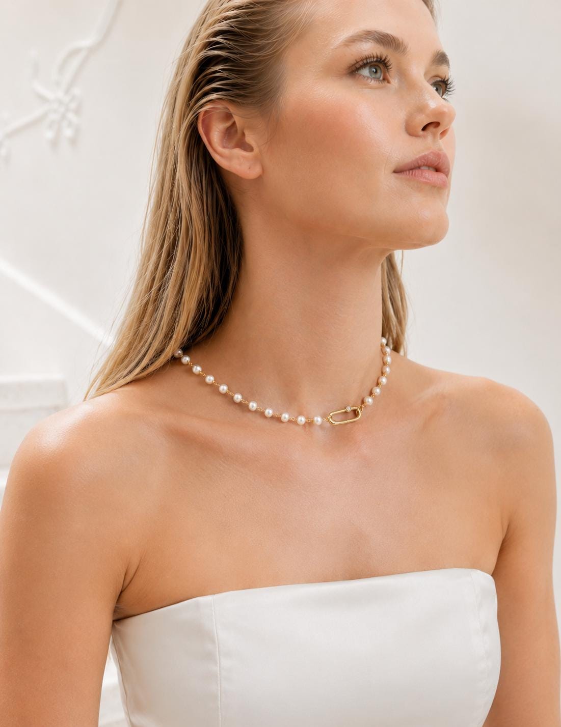 Jasmin, Perlen-Choker