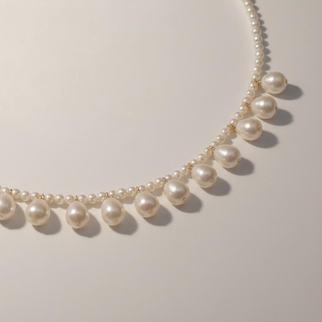 Flurina, Natural Pearl Necklace