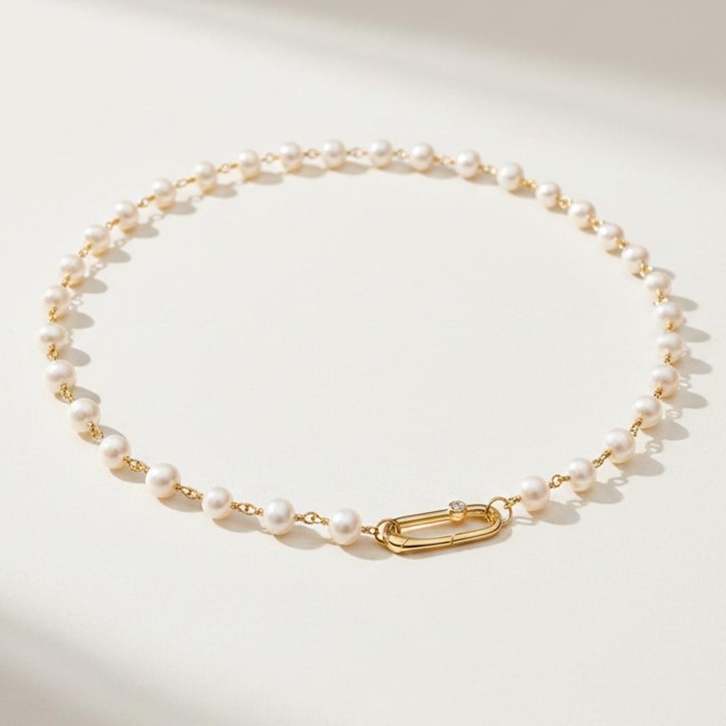 Jasmin, Perlen-Choker