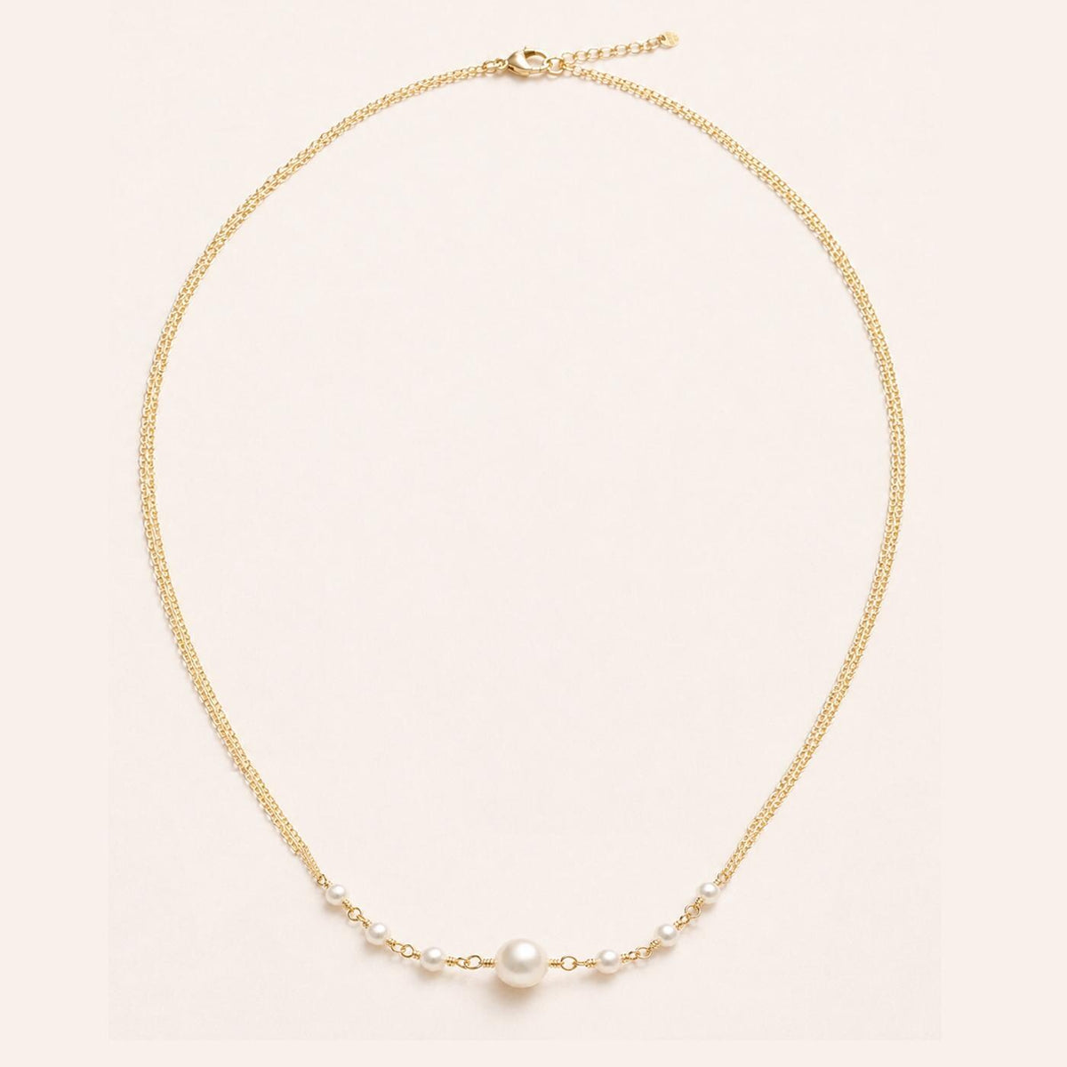 Alessia, minimalistisches Perlenschmuck-Set