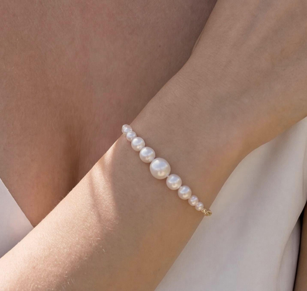 Selina, abgestuftes Perlenarmband